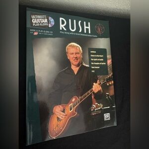 Rush Ultimate Guitar Play-Along Book NEW